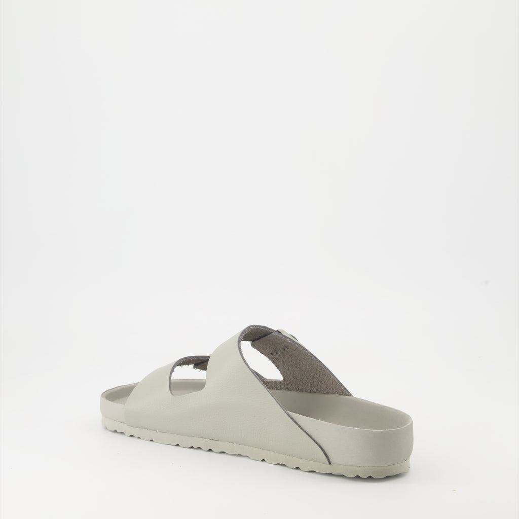 Open shoes Arizona Sandals Birkenstock Gray Homme