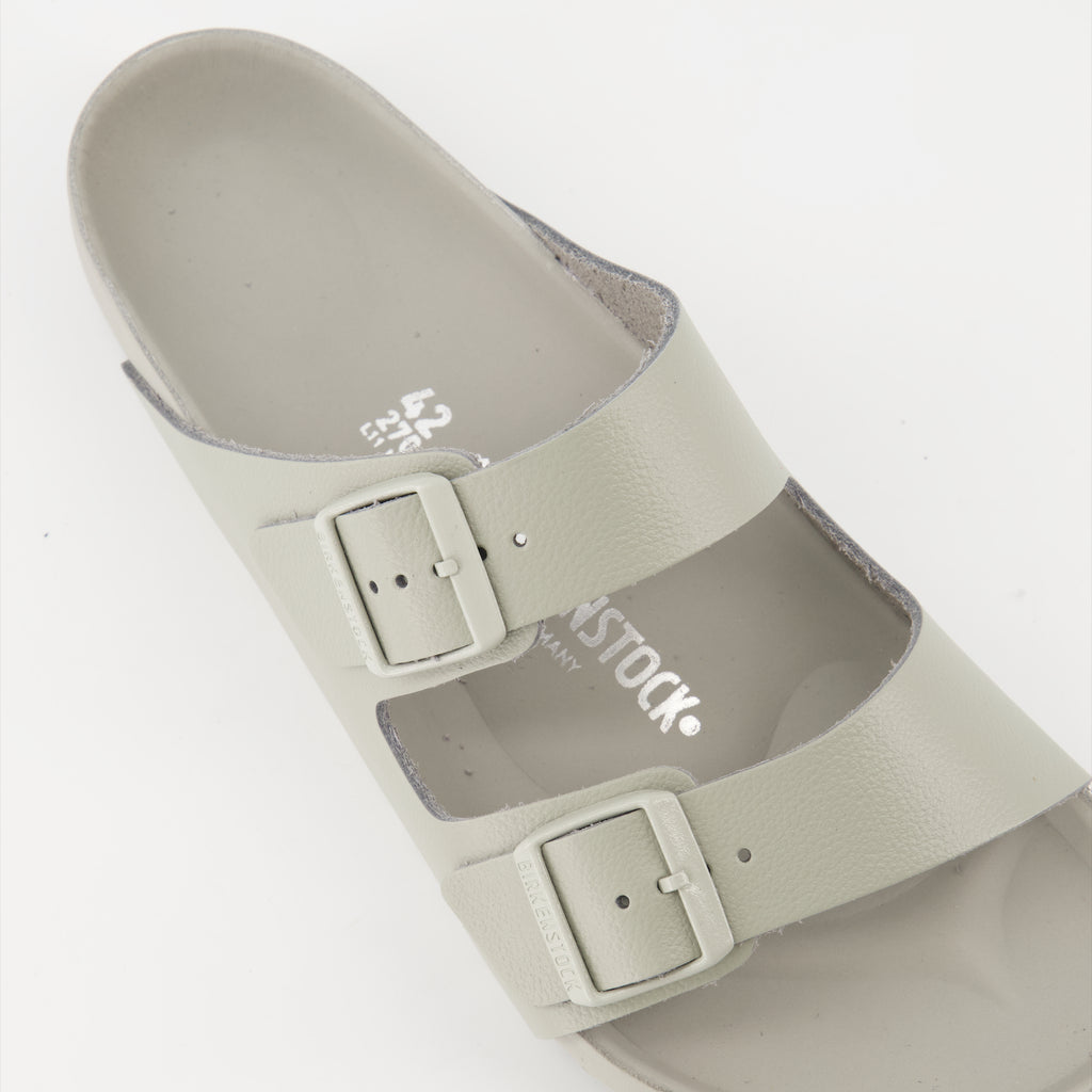 Open shoes Arizona Sandals Birkenstock Gray Homme