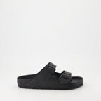 Open shoes Claquettes Arizona Birkenstock Black Homme