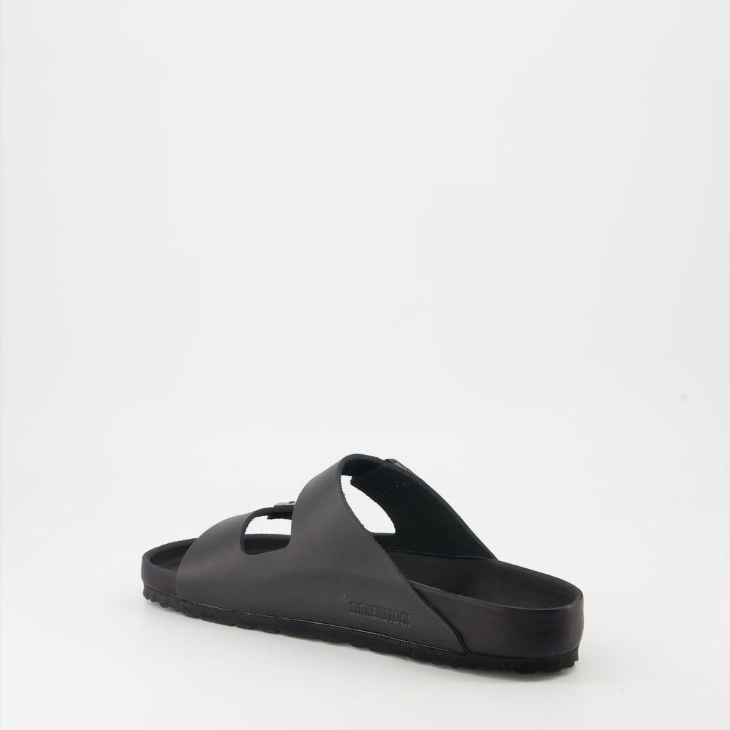 Open shoes Claquettes Arizona Birkenstock Black Homme