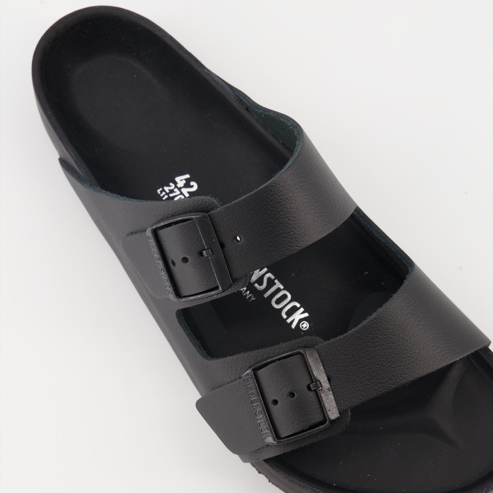 Open shoes Claquettes Arizona Birkenstock Black Homme