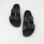 Open shoes Claquettes Arizona Birkenstock Black Homme