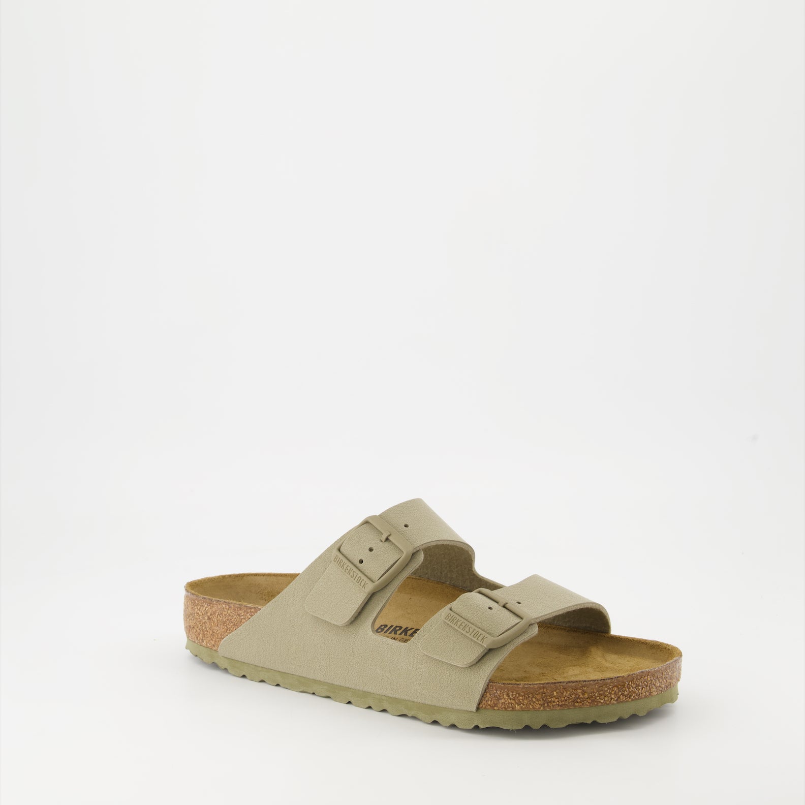 Offene schuhe Arizona Birko-Flor Sandalen Birkenstock Khaki Homme