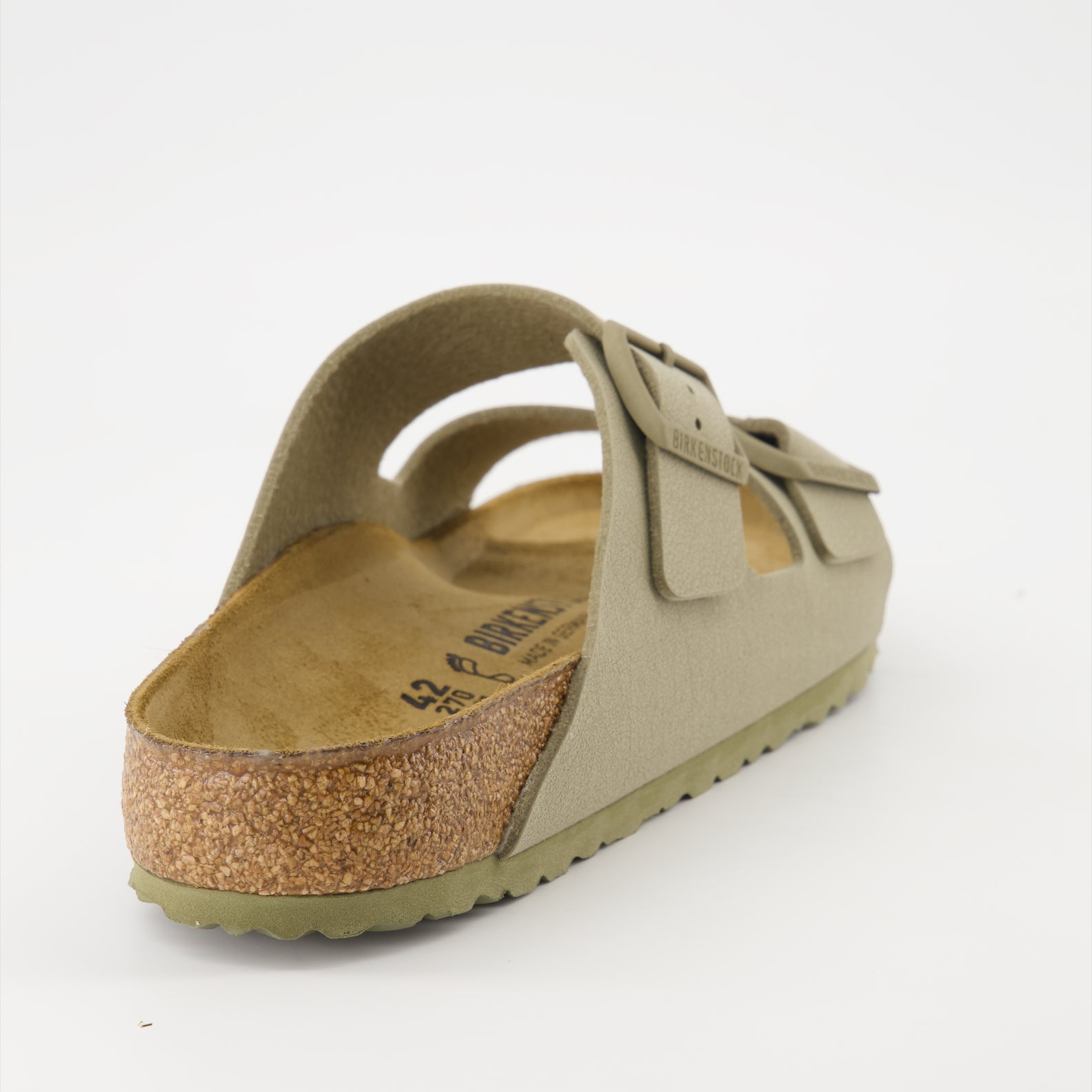 Offene schuhe Arizona Birko-Flor Sandalen Birkenstock Khaki Homme