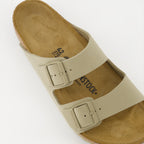 Offene schuhe Arizona Birko-Flor Sandalen Birkenstock Khaki Homme