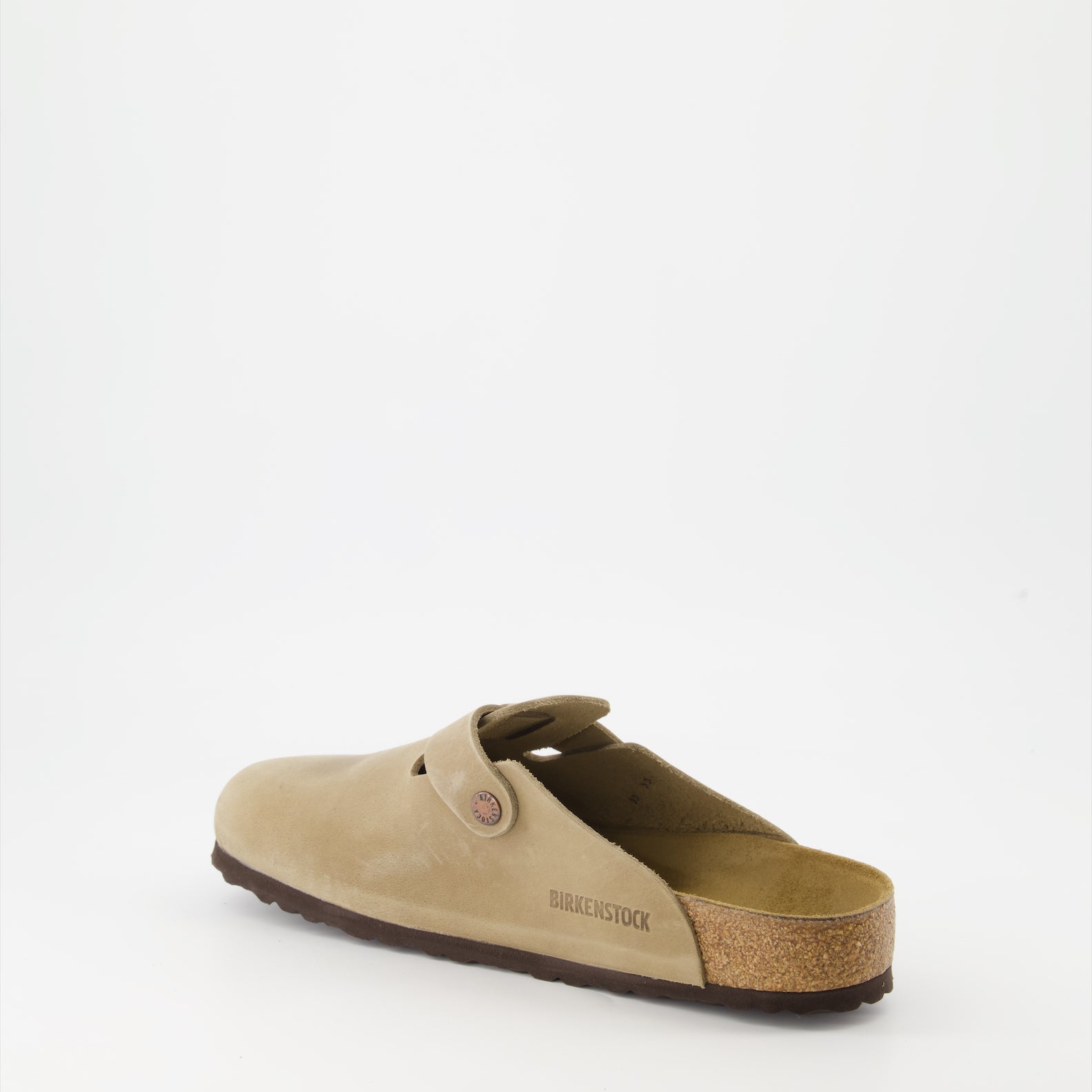 Chaussures ouvertes Mules Boston Birkenstock Beige Homme