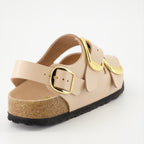 Open shoes Milano Big Buckle Sandals Birkenstock Beige Women