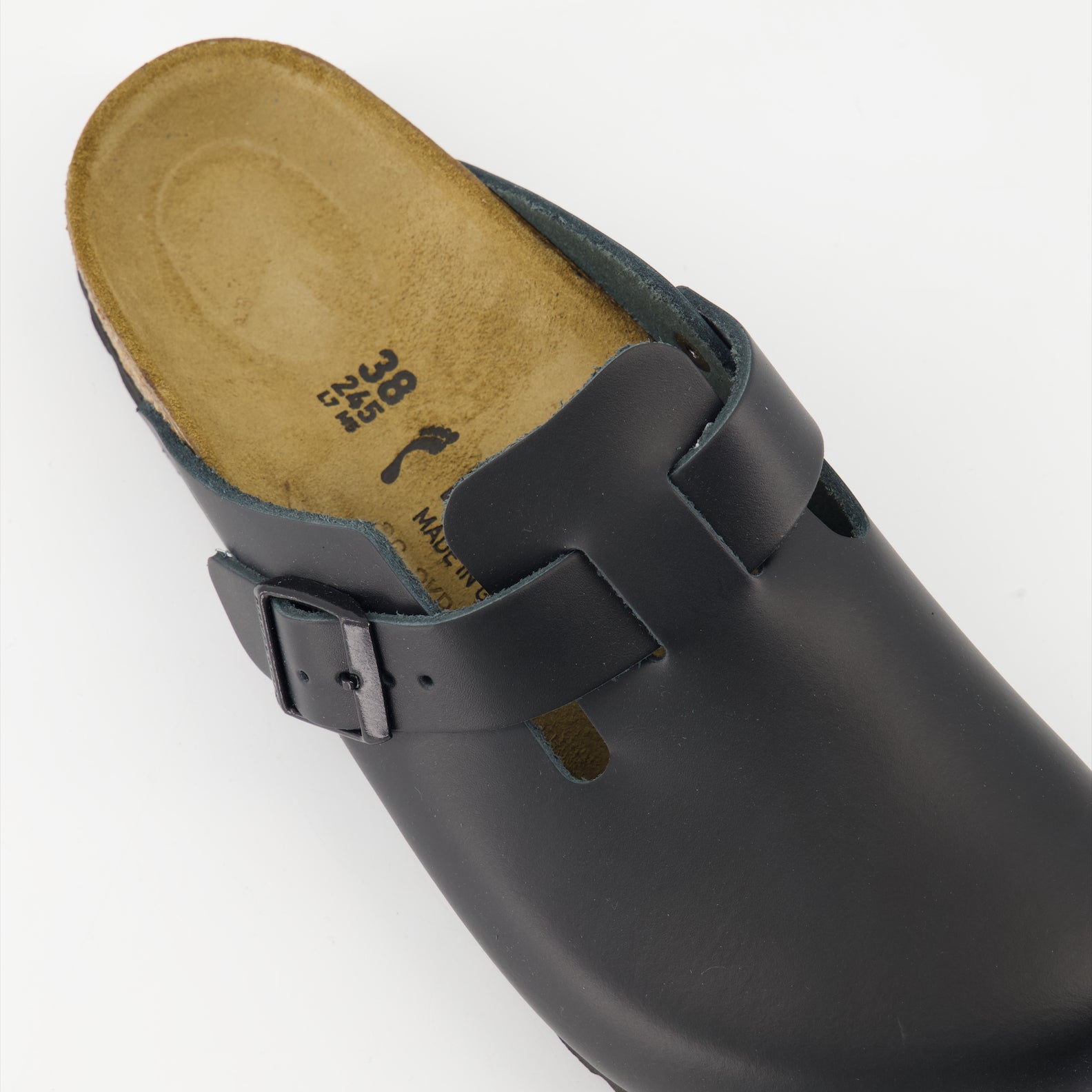 Chaussures ouvertes Mules Boston Birkenstock Noir Femme
