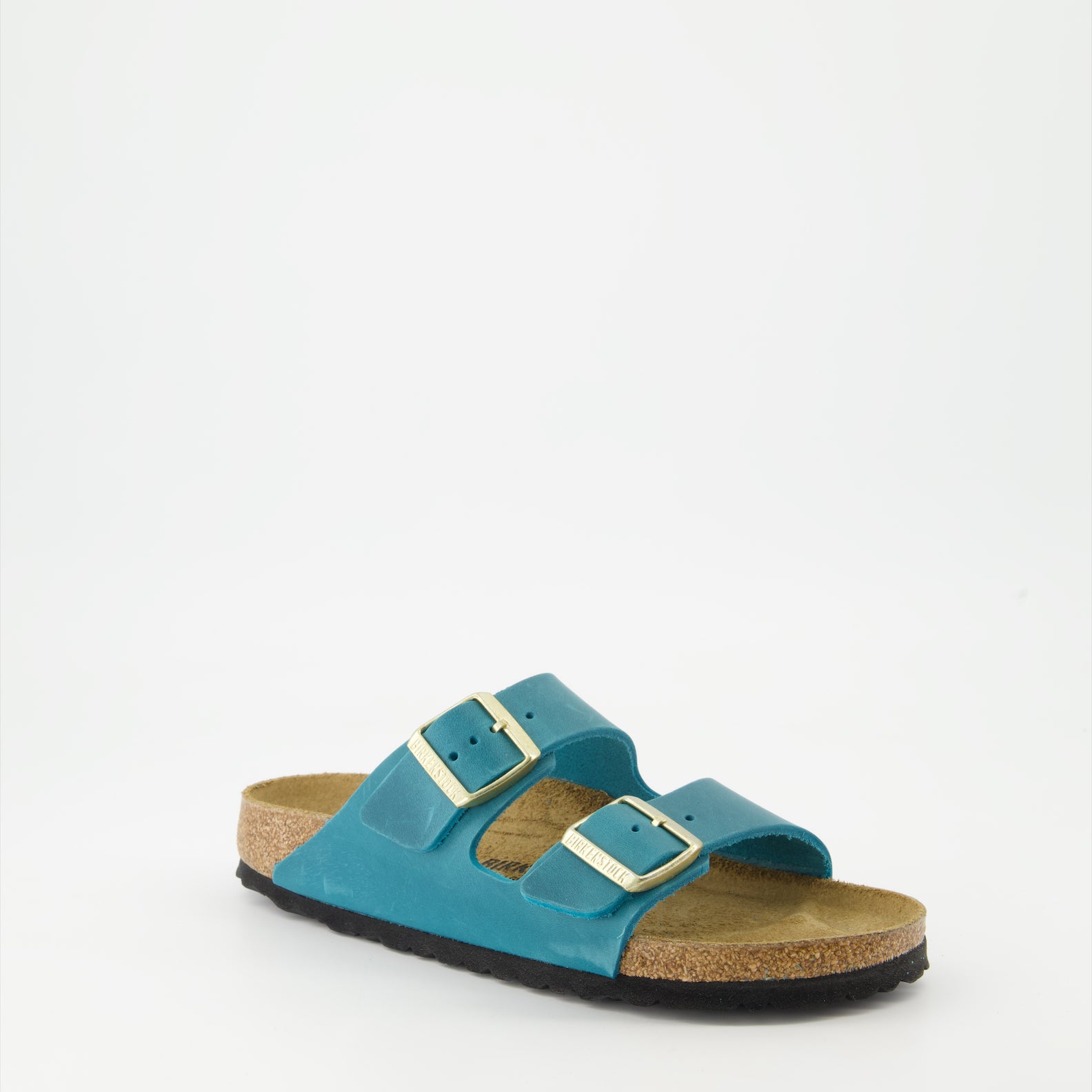 Open shoes Arizona Slides Birkenstock Blue Women