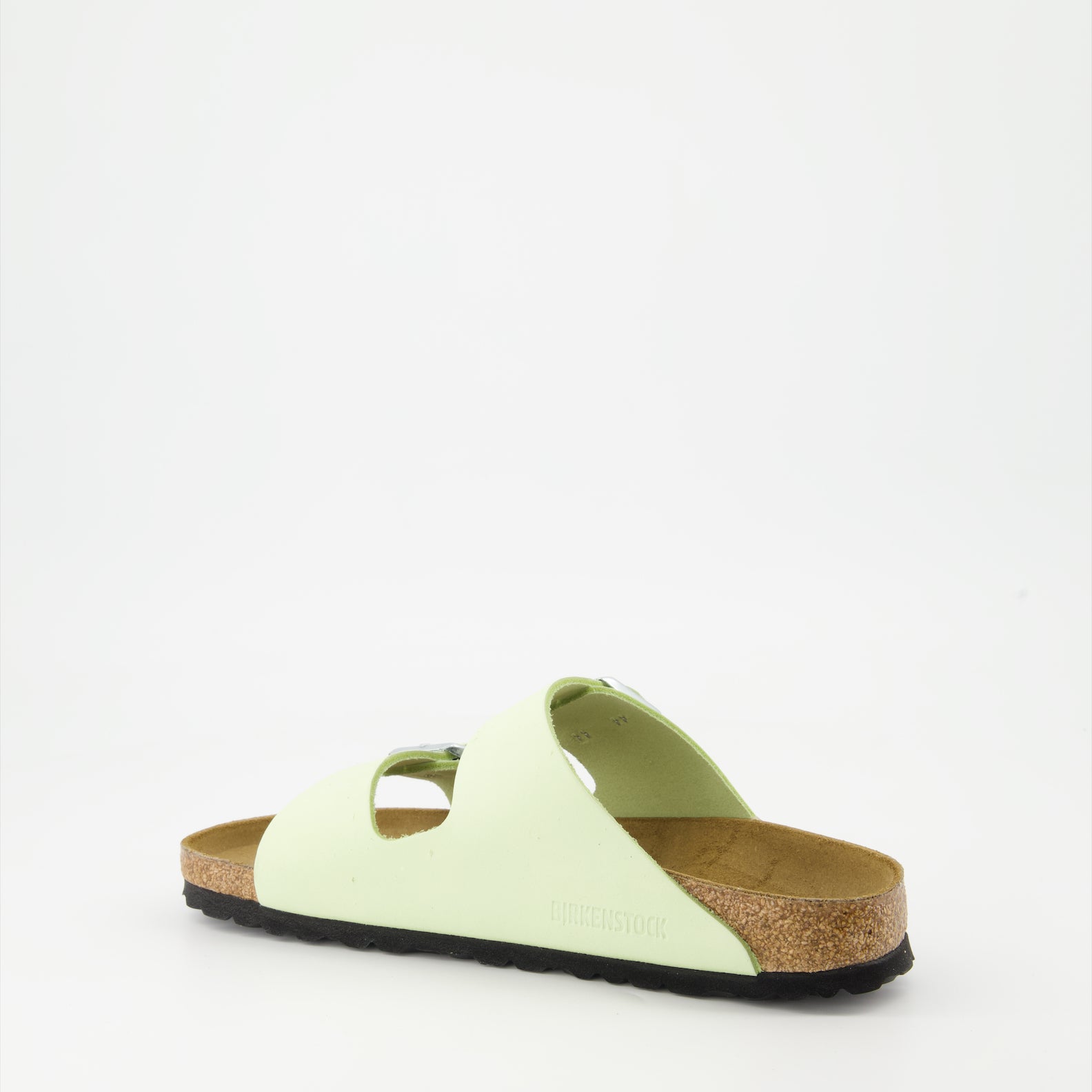 Open shoes Arizona Slippers Birkenstock Green Women