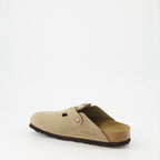 Scarpe aperte Boston Mules Birkenstock Beige Femme