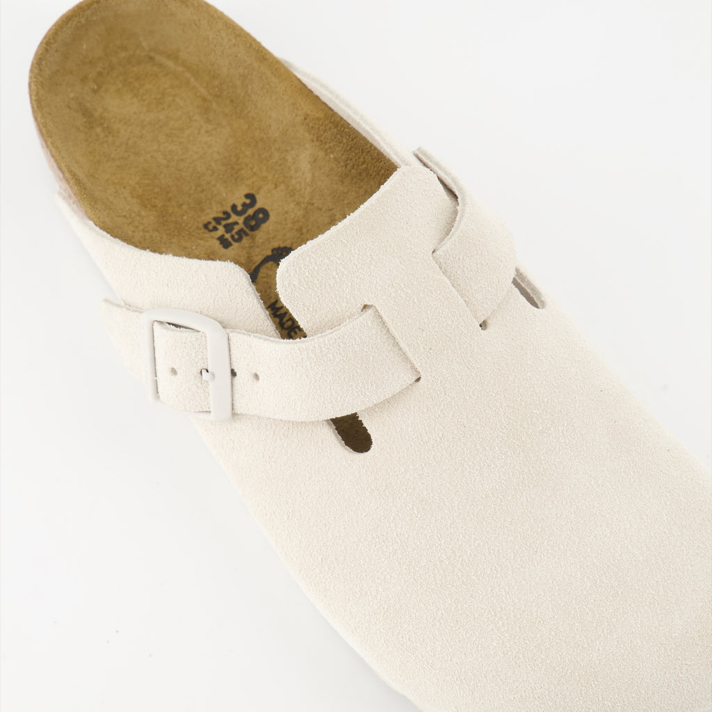 Open shoes Boston Mules Birkenstock White Women