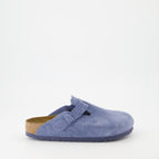 Chaussures ouvertes Mules Boston Birkenstock Bleu Femme