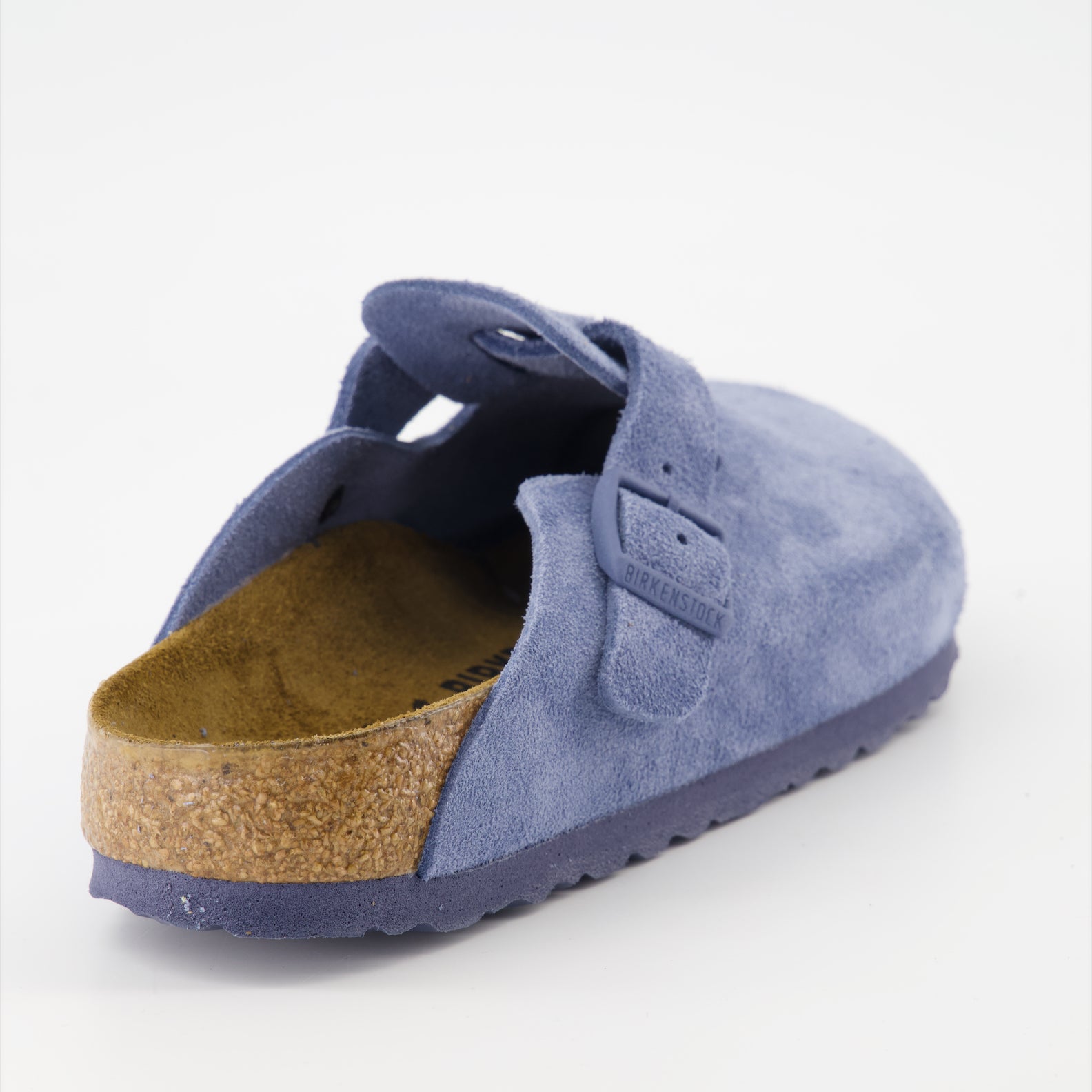 Chaussures ouvertes Mules Boston Birkenstock Bleu Femme
