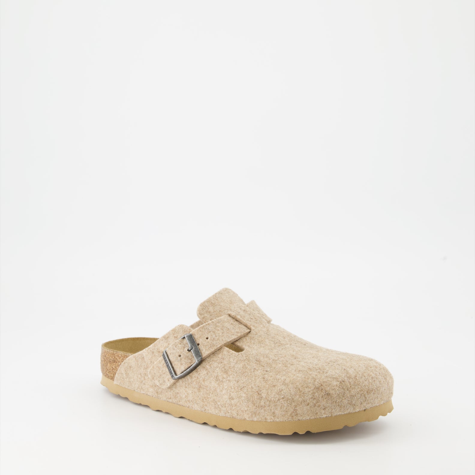 Offene schuhe Mules Boston Birkenstock Beige Femme