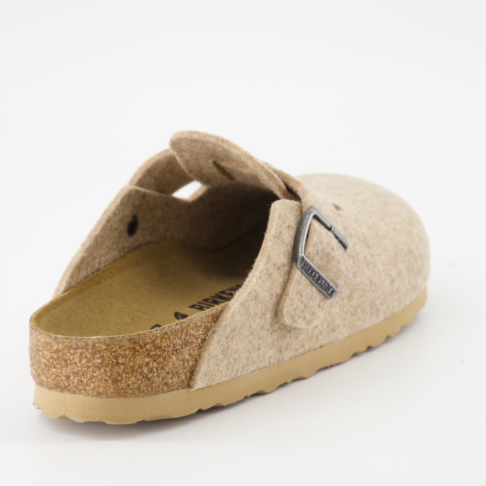 Offene schuhe Mules Boston Birkenstock Beige Femme