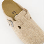 Offene schuhe Mules Boston Birkenstock Beige Femme