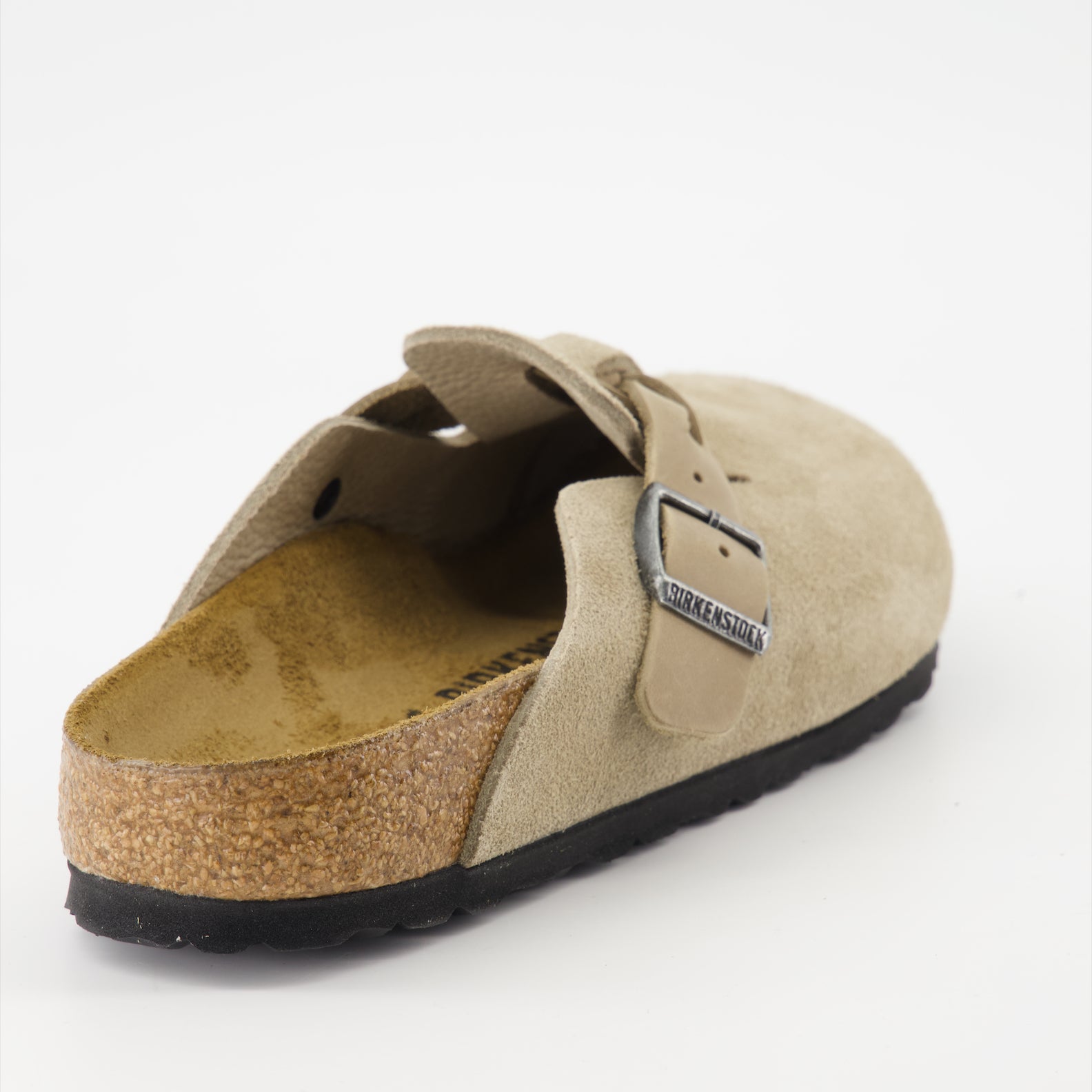Open shoes Boston Mules Birkenstock Beige Women