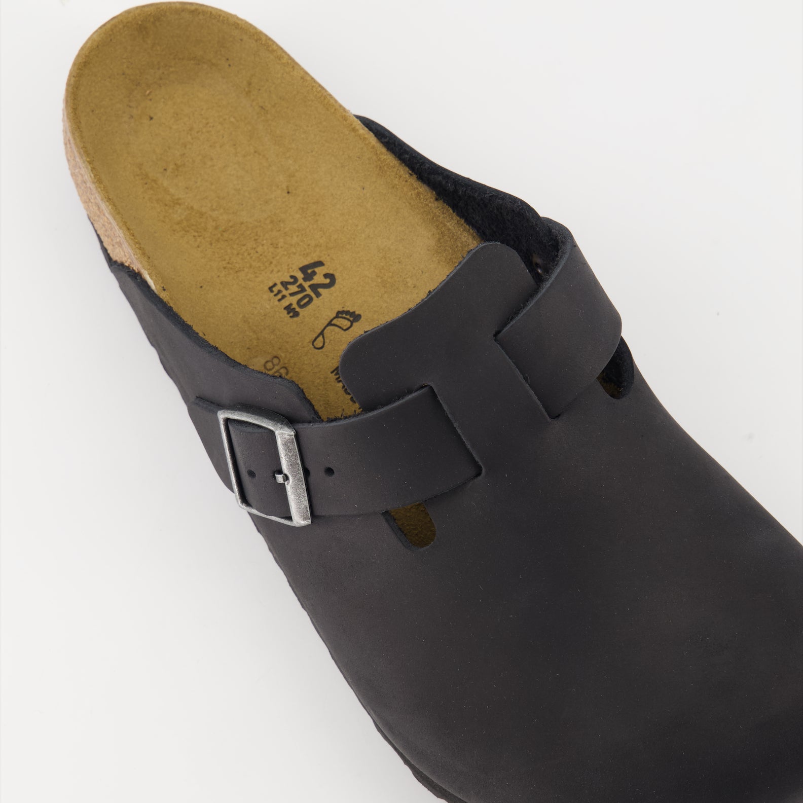 Chaussures ouvertes Mules Boston Birkenstock Noir Homme