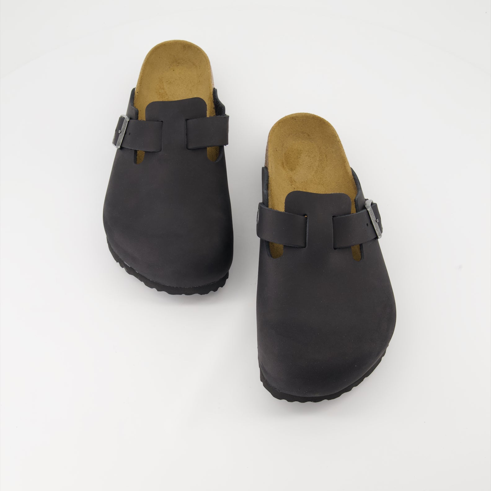 Chaussures ouvertes Mules Boston Birkenstock Noir Homme