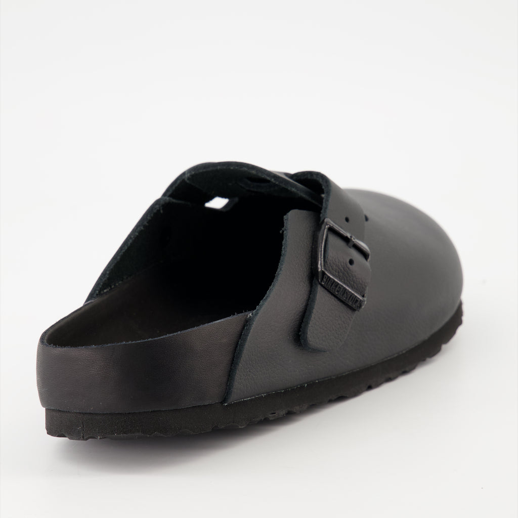 オープントゥシューズ ボストンミュール Birkenstock 黒 Femme