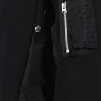 Knitwear Bi-material sweater Sacai Black Man