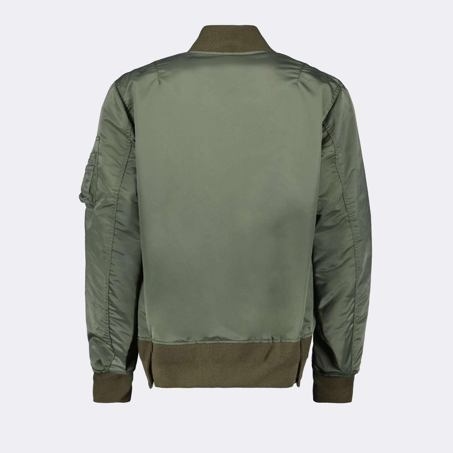 Vestes Bomber en sergé de nylon Sacai Kaki Homme