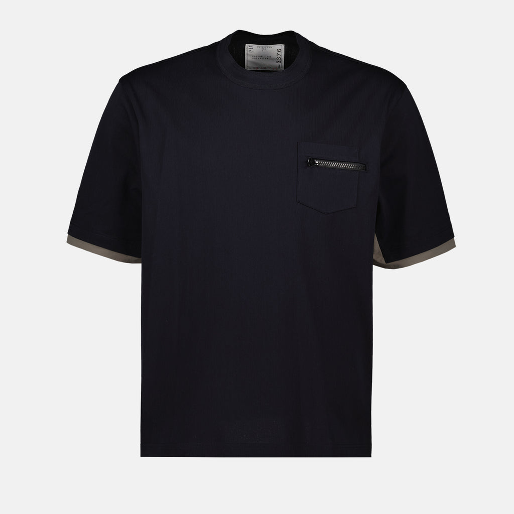 T-shirts T-shirt à poche Sacai Bleu foncé Homme