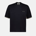 T-shirts T-shirt à poche Sacai Bleu foncé Homme