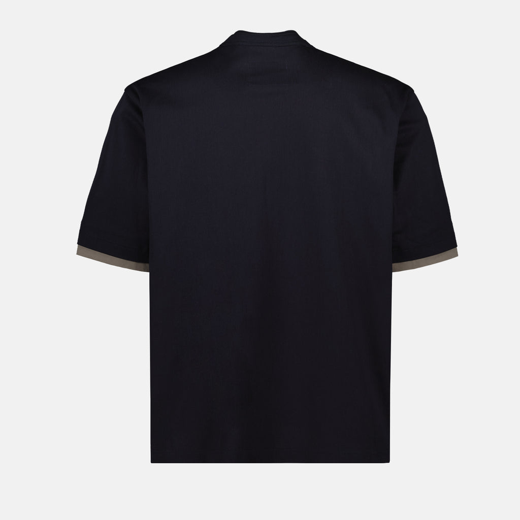T-shirts T-shirt à poche Sacai Bleu foncé Homme