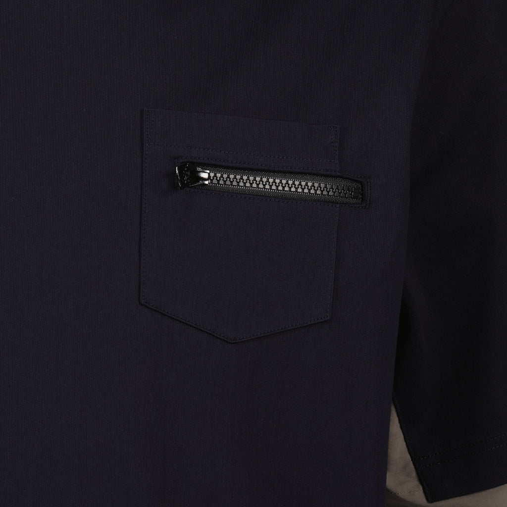 T-shirts T-shirt à poche Sacai Bleu foncé Homme