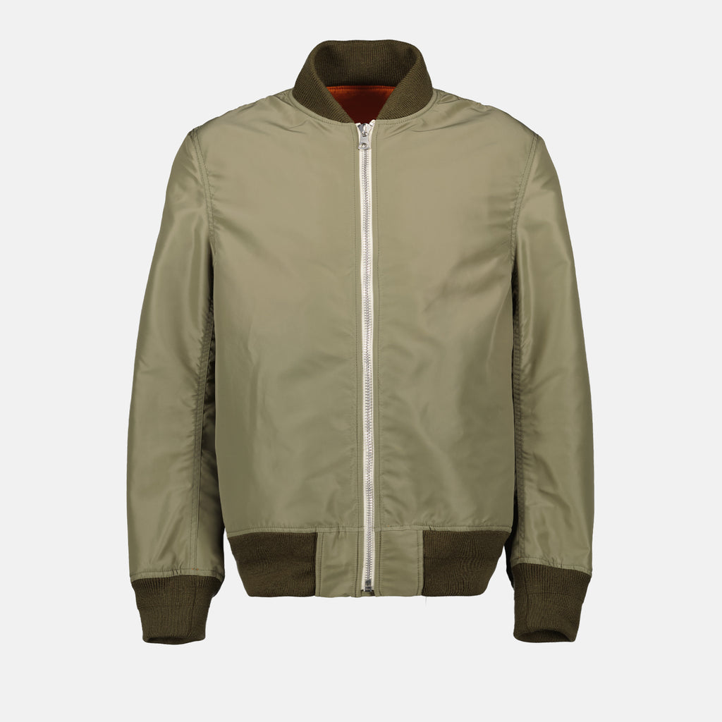 Vestes Bomber réversible en nylon Sacai Orange Homme
