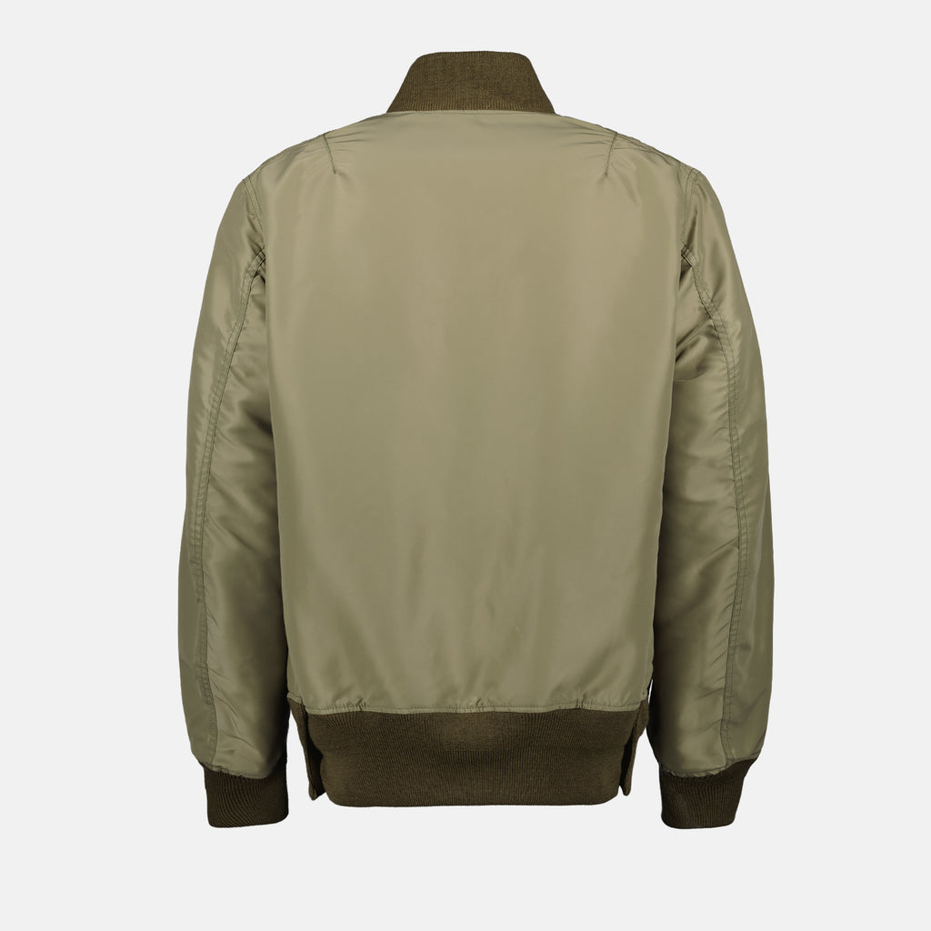 Vestes Bomber réversible en nylon Sacai Orange Homme
