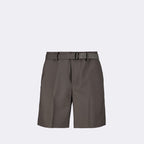 Shorts Short de costume Sacai Cáqui Homme