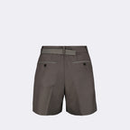 Shorts Short de costume Sacai Cáqui Homme