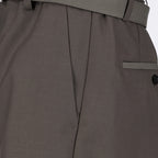 Shorts Short de costume Sacai Cáqui Homme