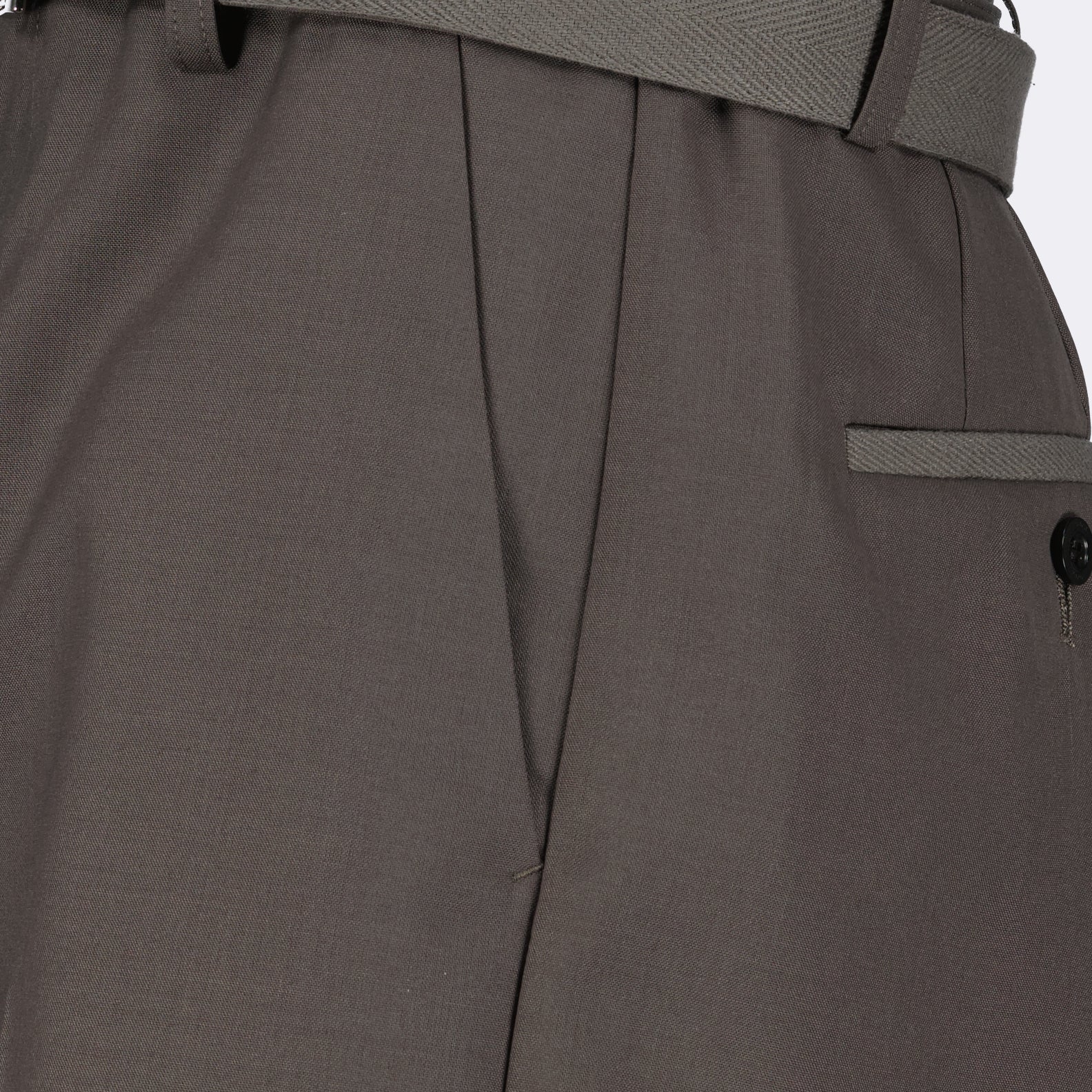 Shorts Short de costume Sacai Cáqui Homme