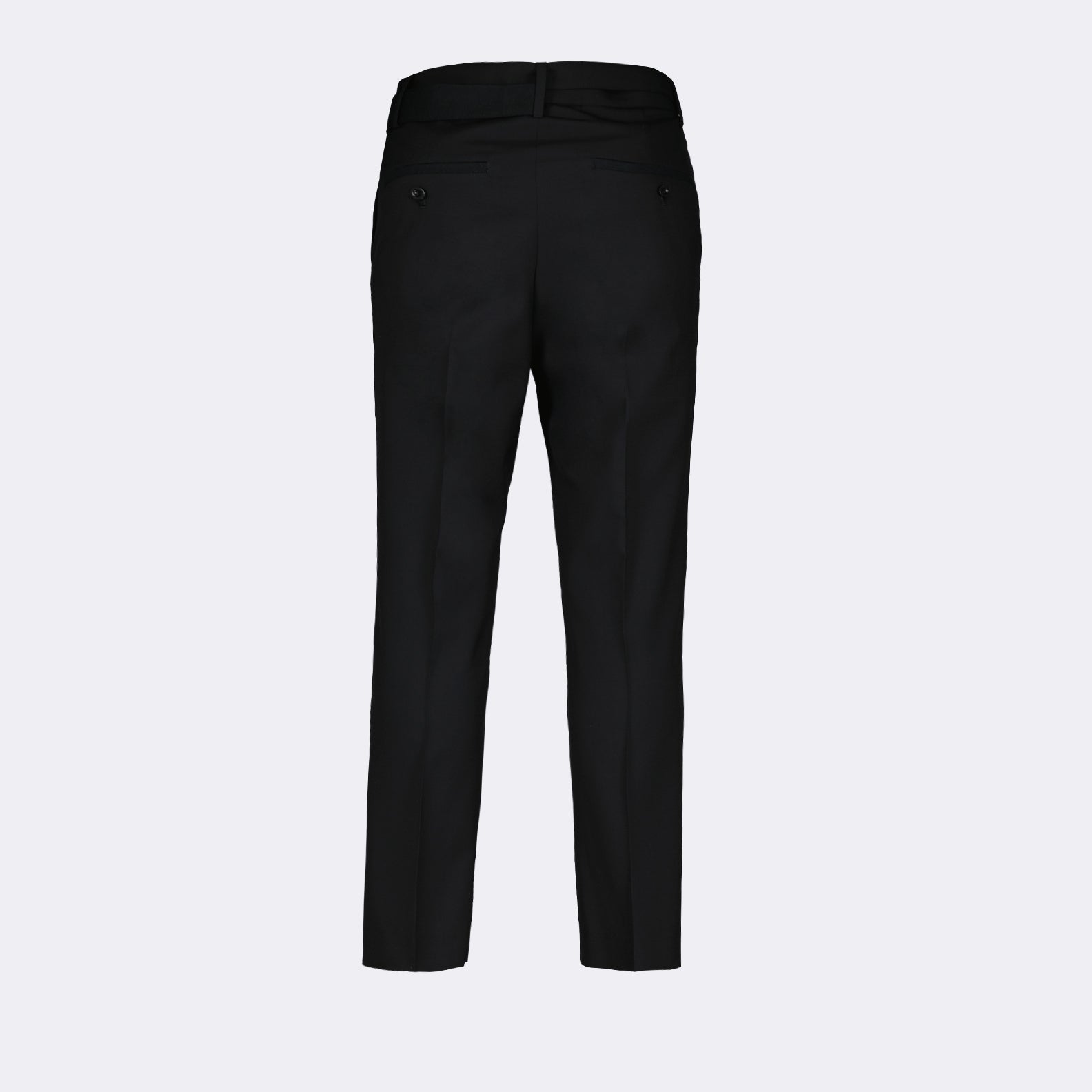 Pants Belted Trousers Sacai Black Man