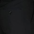 Pants Belted Trousers Sacai Black Man