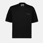 T-shirts T-shirt à poche Sacai Noir Homme