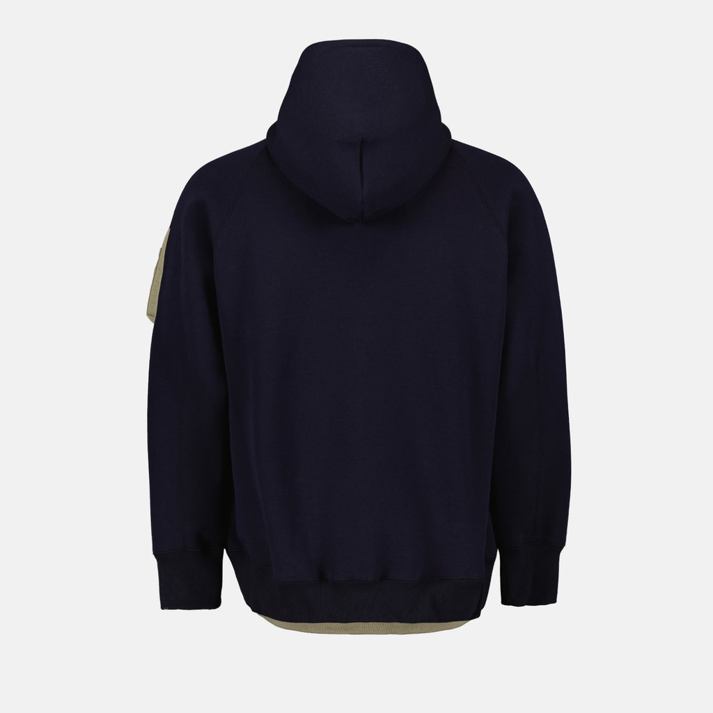 Jackets Zipped sweatshirt Sacai Dark blue Homme