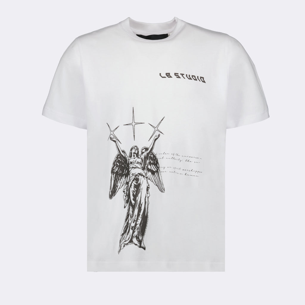 T-shirts T-shirt Angel L8 Studio Blanc Homme