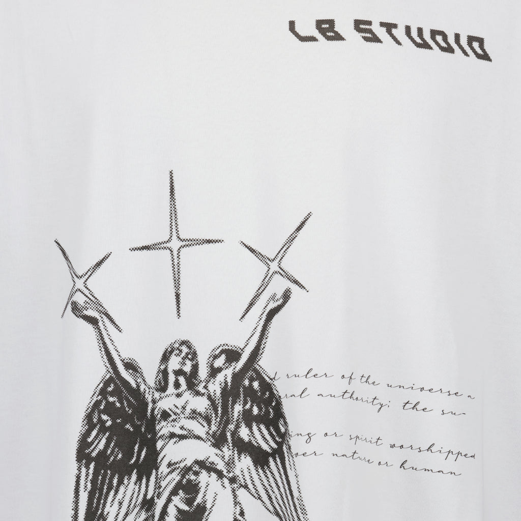 T-shirts T-shirt Angel L8 Studio Blanc Homme