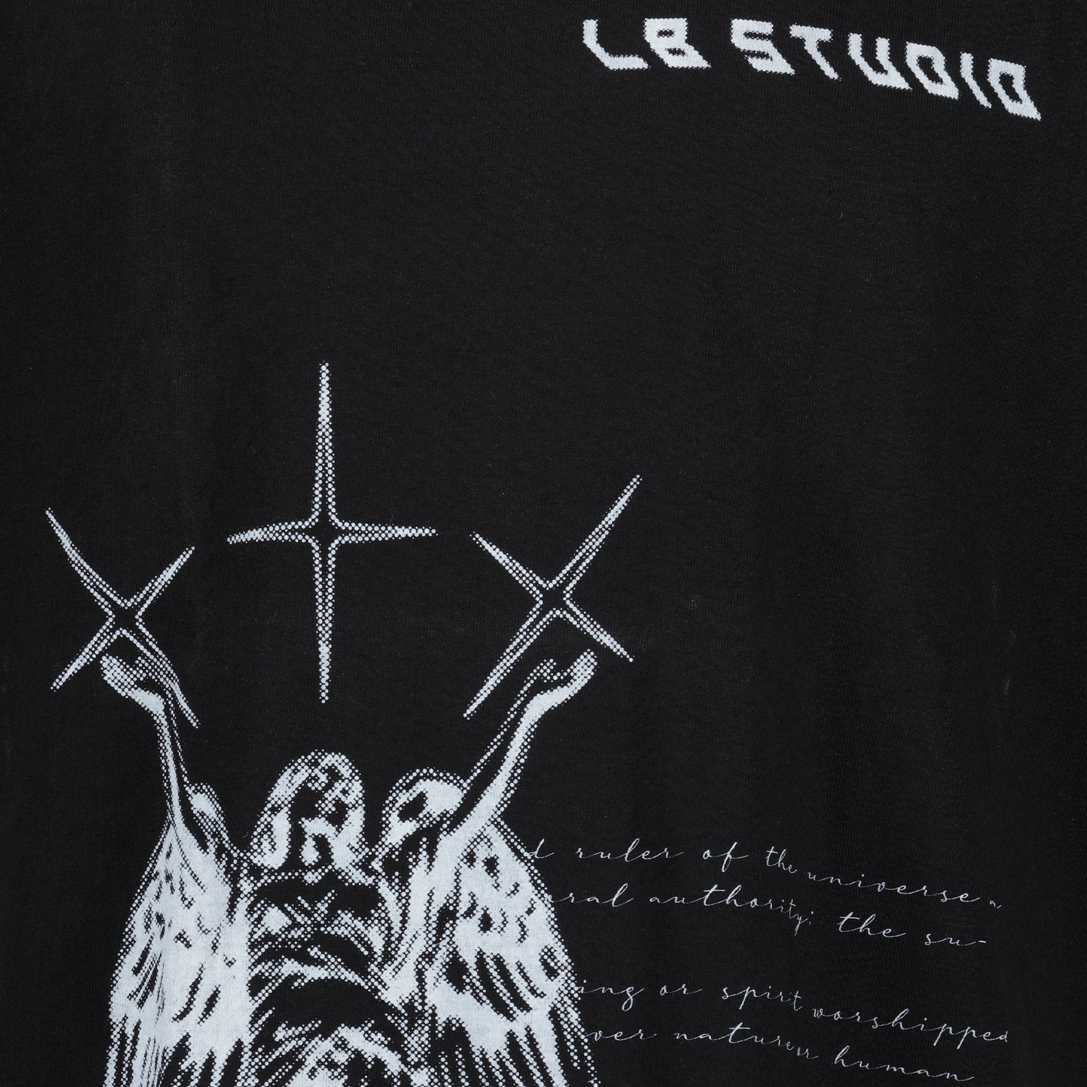 Camisetas T-shirt Angel L8 Studio Preto Homme