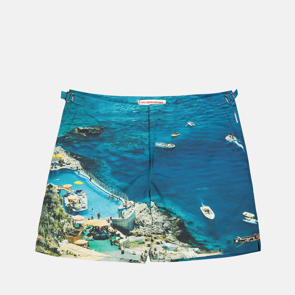 Beachwear Short de bain Bulldog Orlebar Brown Bleu Homme