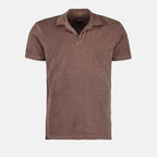 폴로 셔츠 Polo Terry Orlebar Brown 갈색 Homme