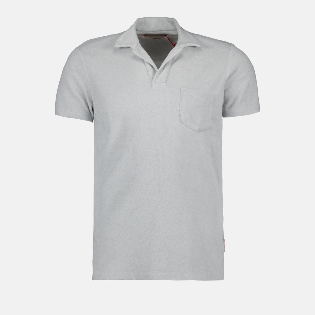 Polos Polo Terry Orlebar Brown Gris Homme