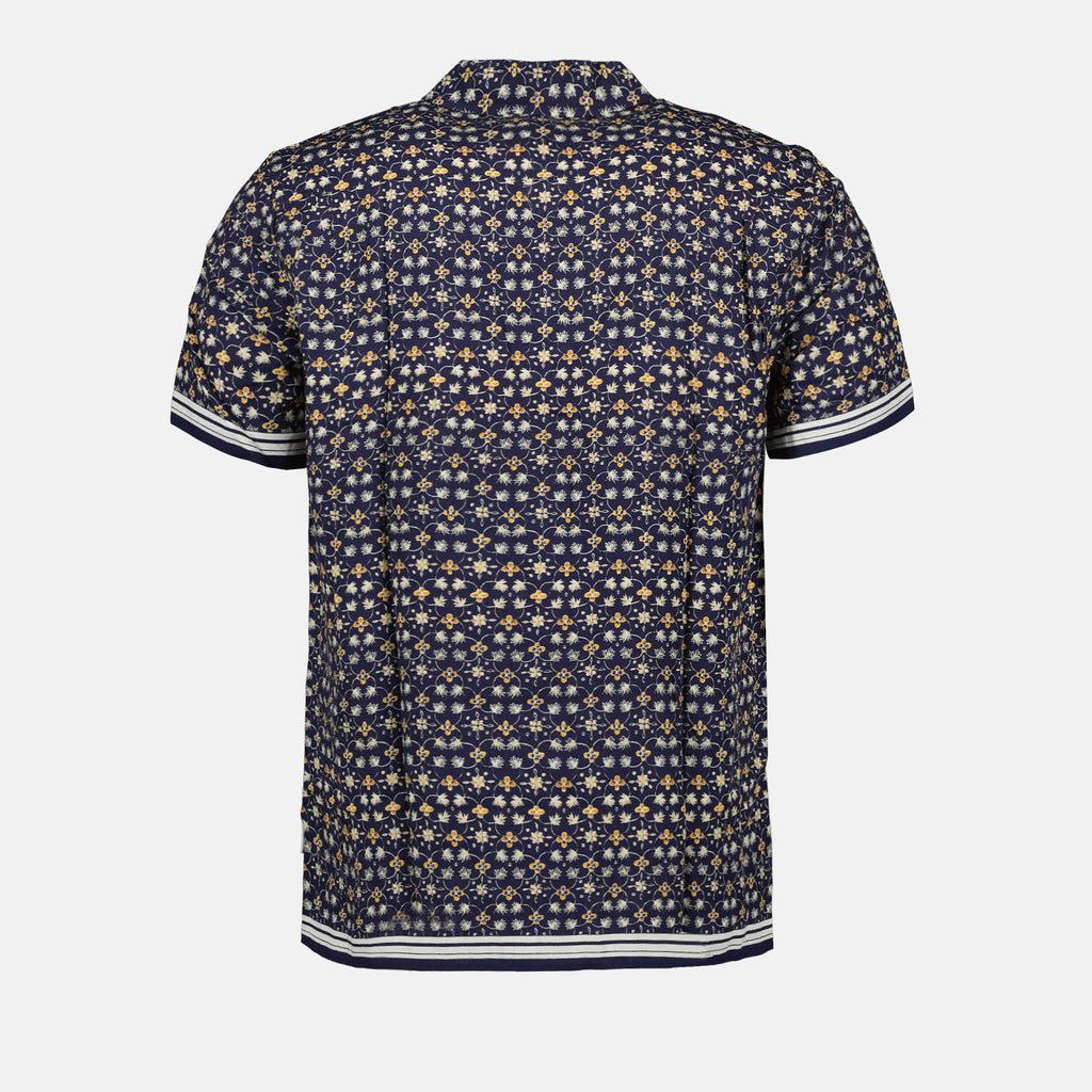 Hemden Chemise Hibbert Fiore Orlebar Brown Dunkelblau Homme