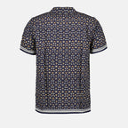 Hemden Chemise Hibbert Fiore Orlebar Brown Dunkelblau Homme