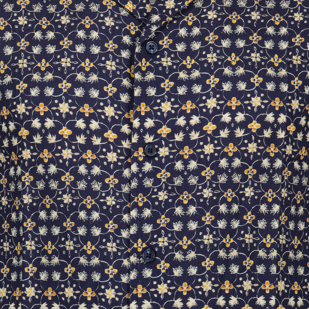 Hemden Chemise Hibbert Fiore Orlebar Brown Dunkelblau Homme